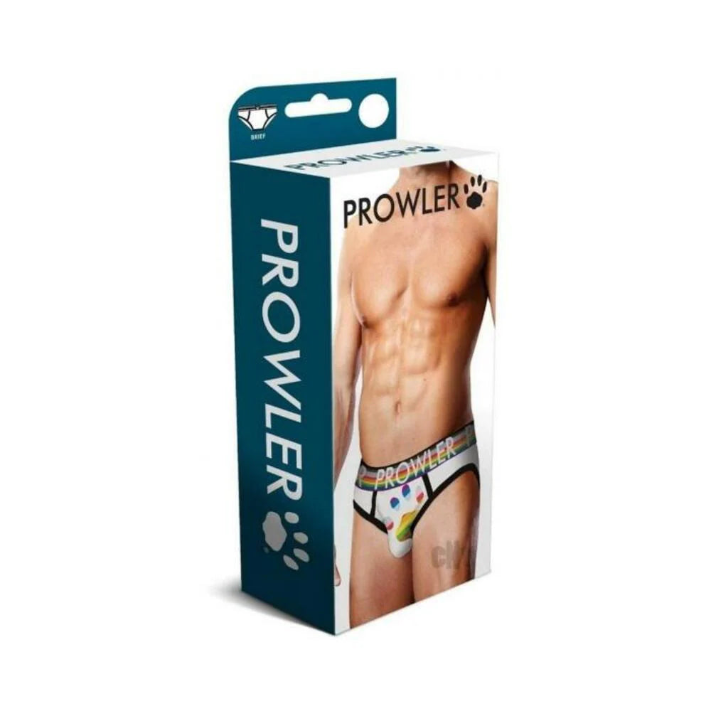 Prowler White Oversized Paw Brief Sm