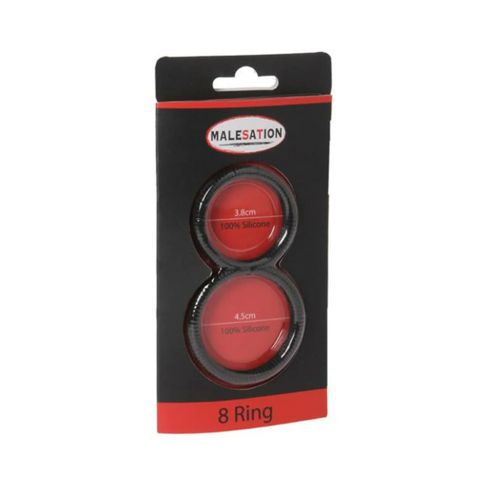 Malesation 8 Ring Black