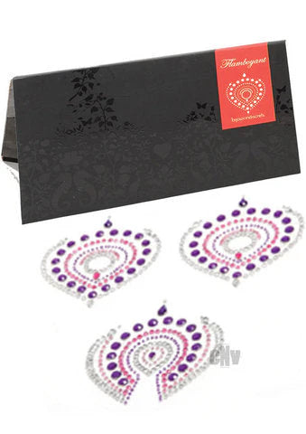 Flamboyant Skin Body Jewelry Pink Purple