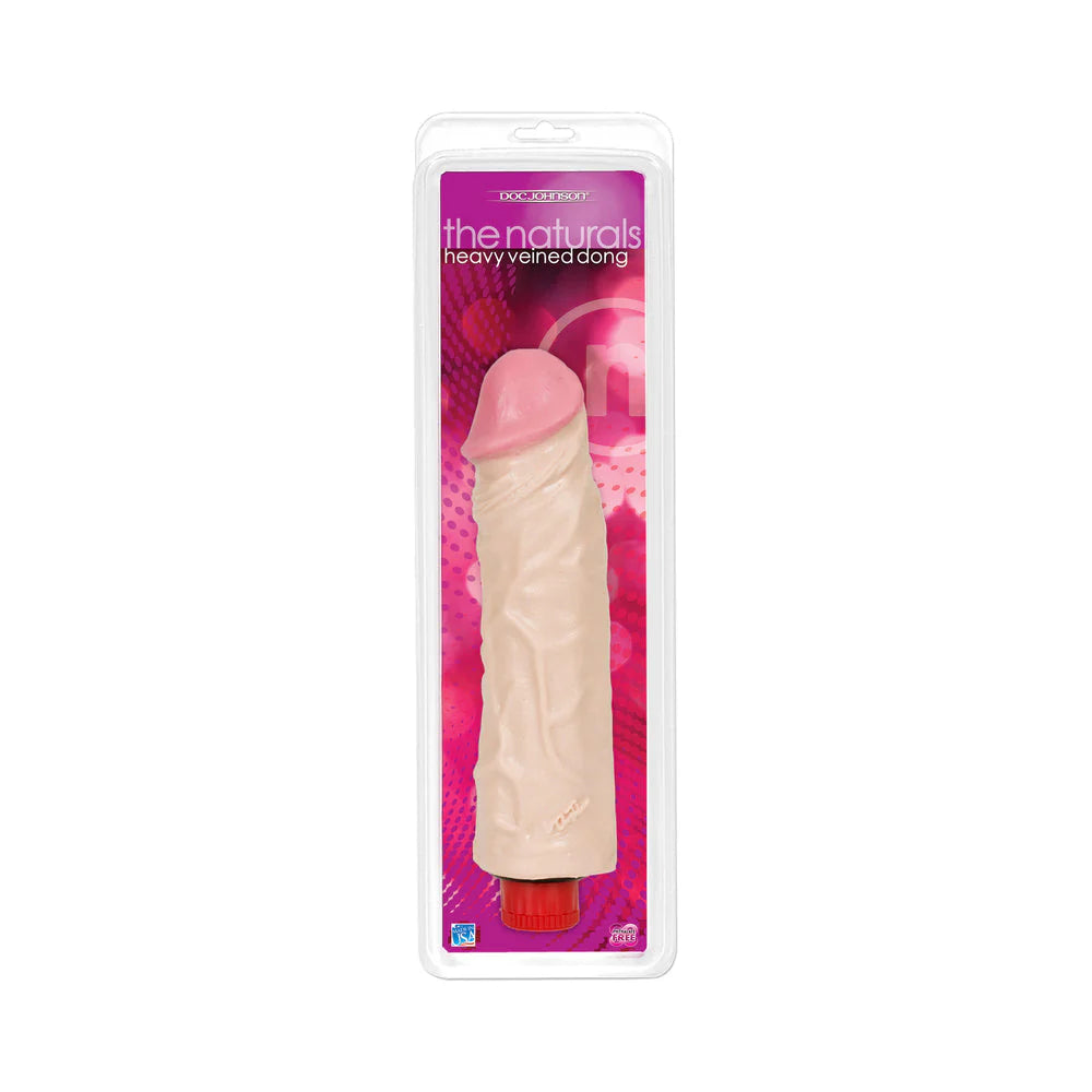 Naturals Heavy Veined Thick Dong (Flesh)