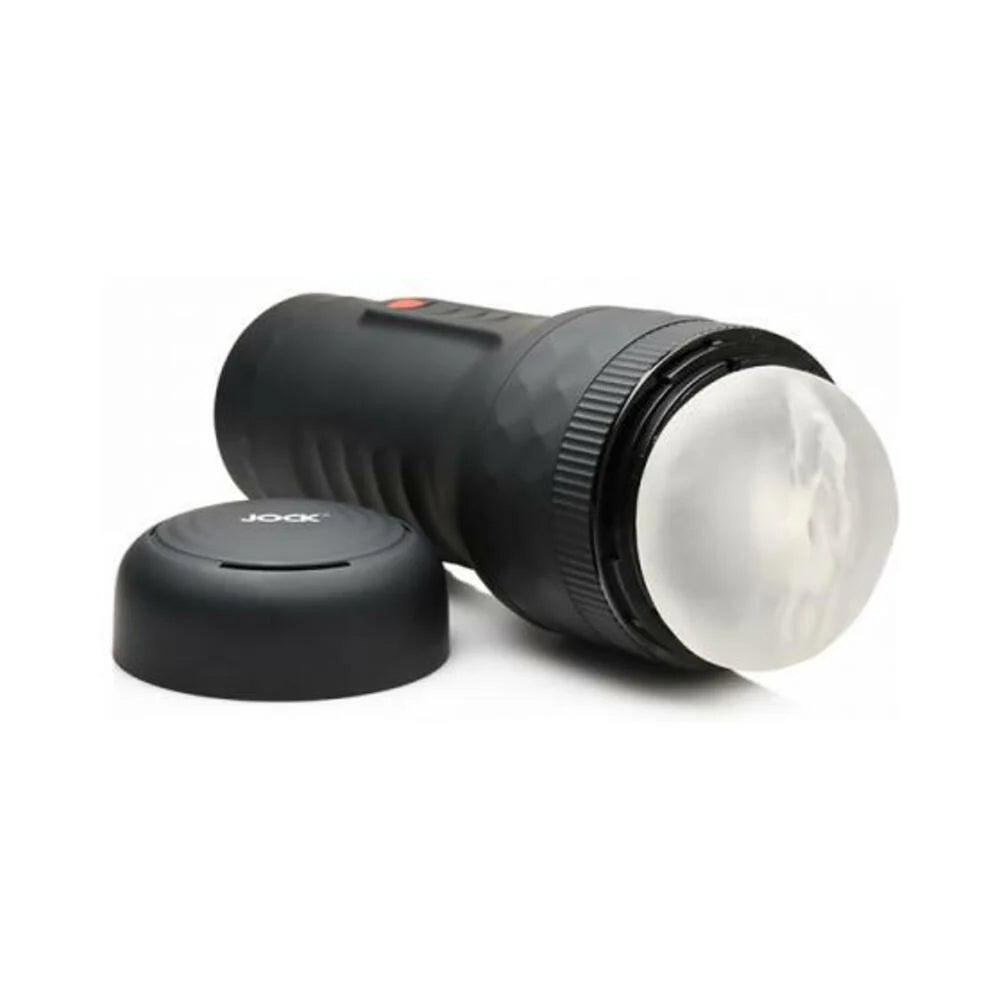 Jock Tightening & Vibrating Masturbator Clear