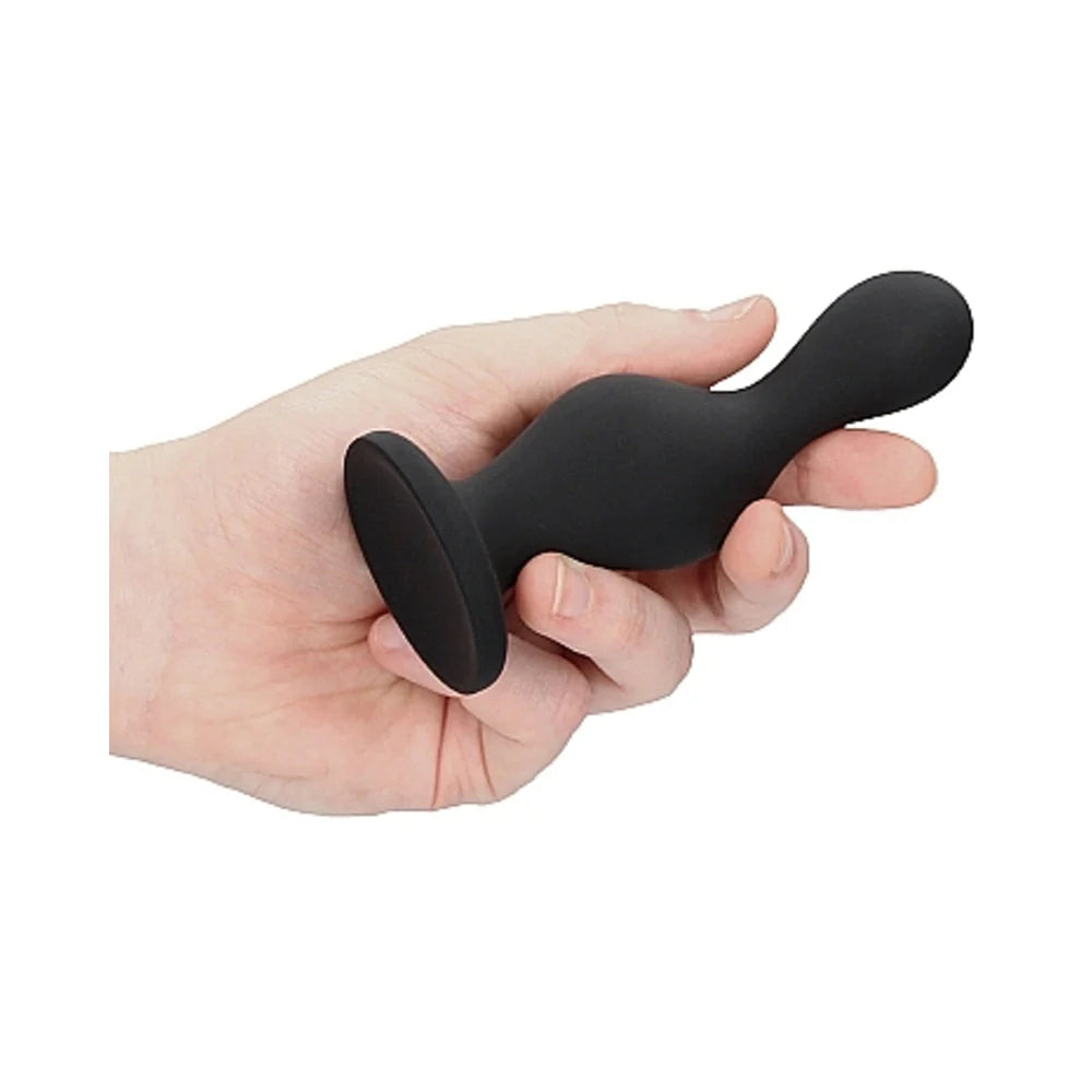Ouch Wave Butt Plug Black