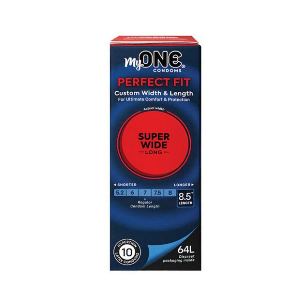 My One Super Wide & Long Condoms - Pack Of 10