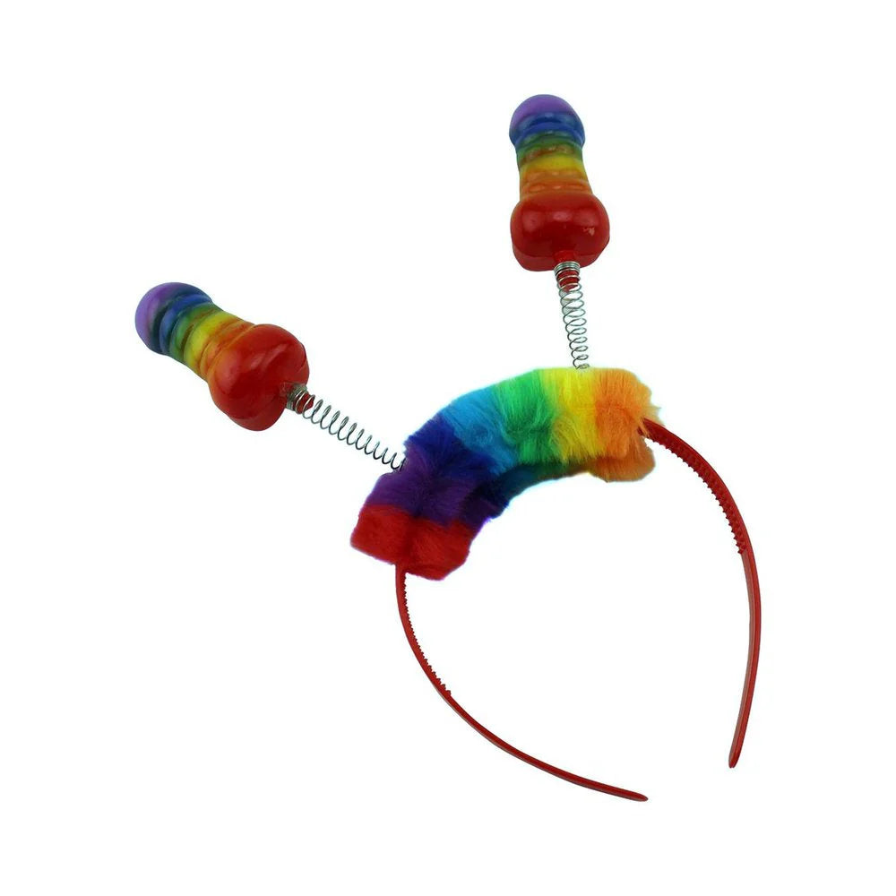 Rainbow Pecker Bopper Head Band O/S
