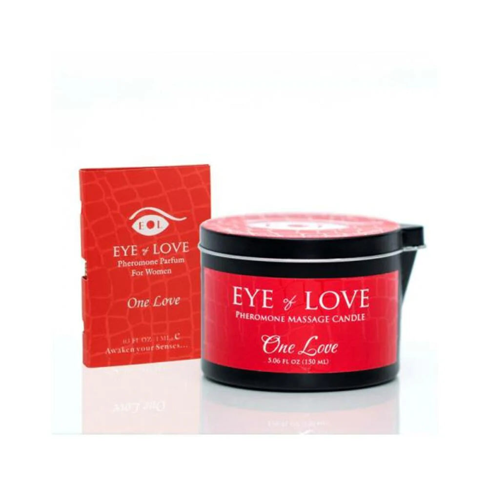 Eye Of Love One Love Attract Him Pheromone Massage Candle