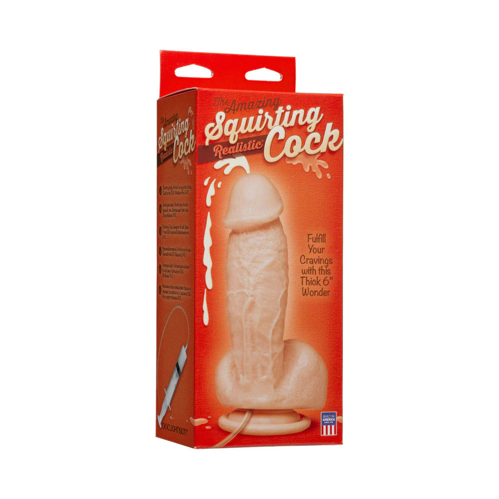 The Amazing Squirting Realistic Cock Beige