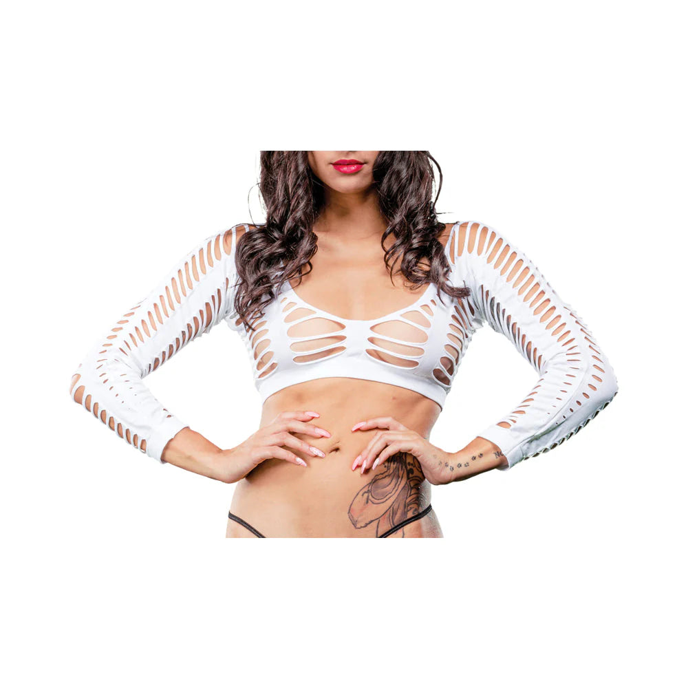 Whitestraps Mesh Crotchless Legging