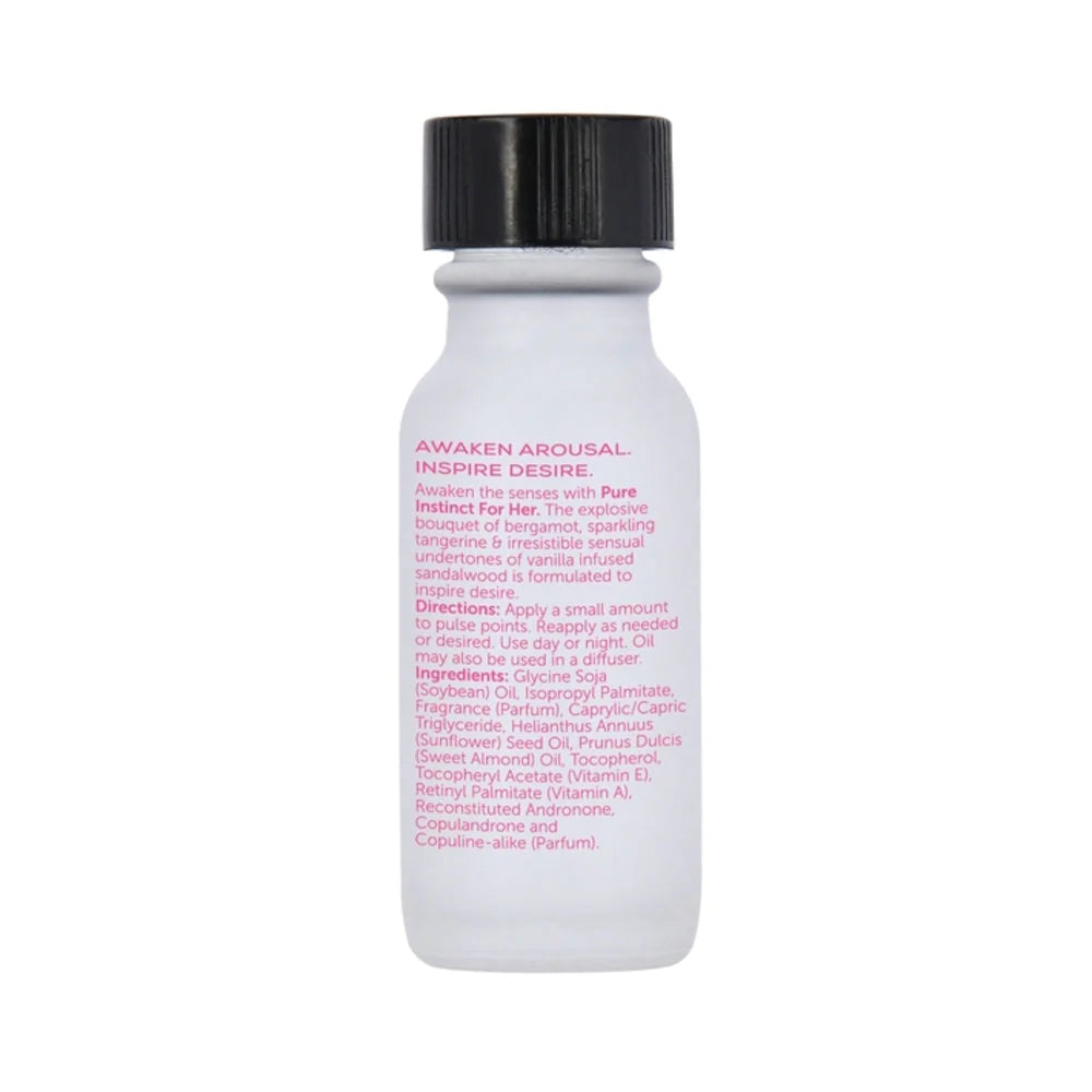 Pure Instinct Pheromone Perfume Oil For Her 0.5oz