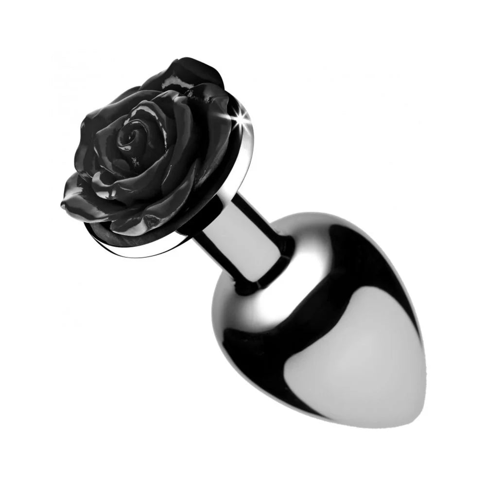 Booty Sparks Black Rose - Large Anal Plug