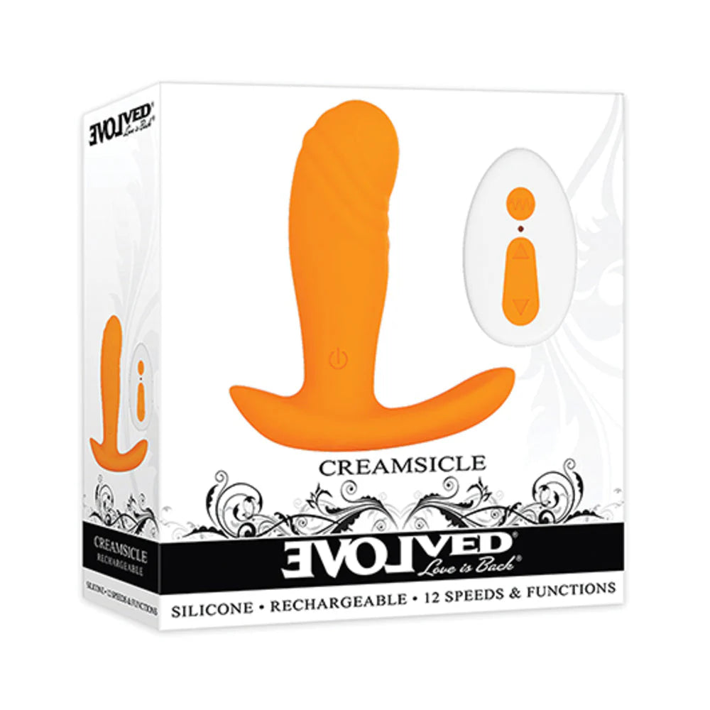 Evolved Creamsicle Rechargeable Silicone Orange