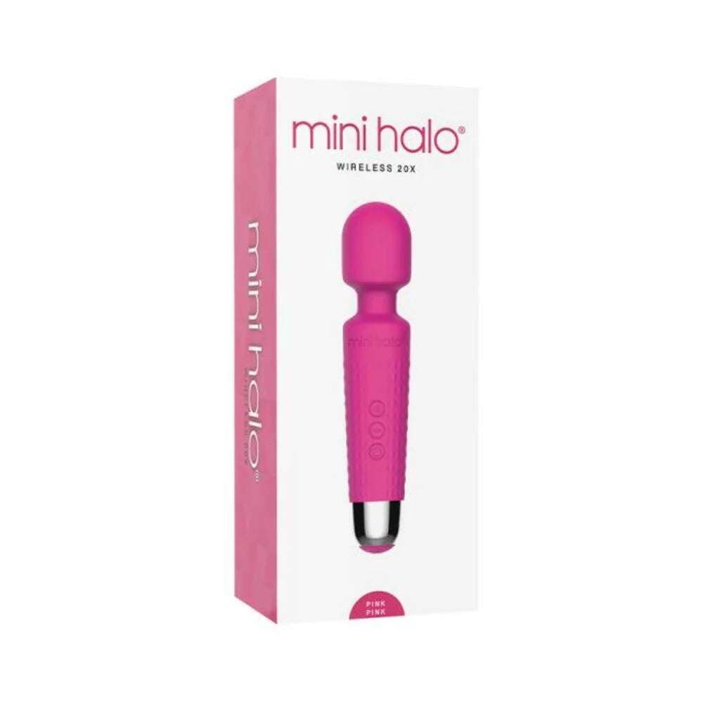 Mini Halo Wireless Wand 20x Silicone Pink Pink