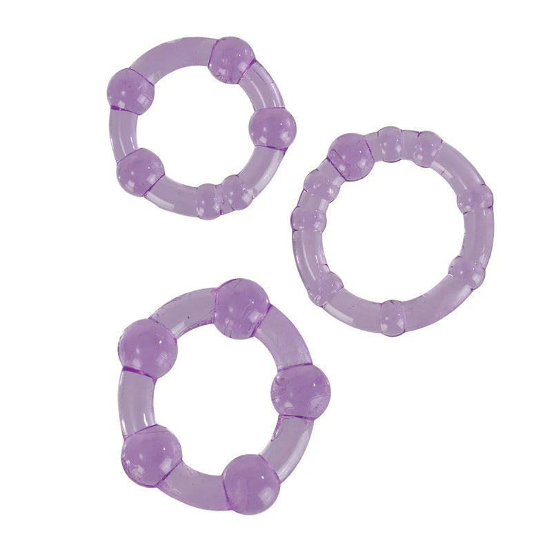 Silicone Island Rings-purple