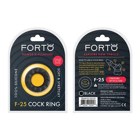 FORTO F-25 C-Ring 23mm Black