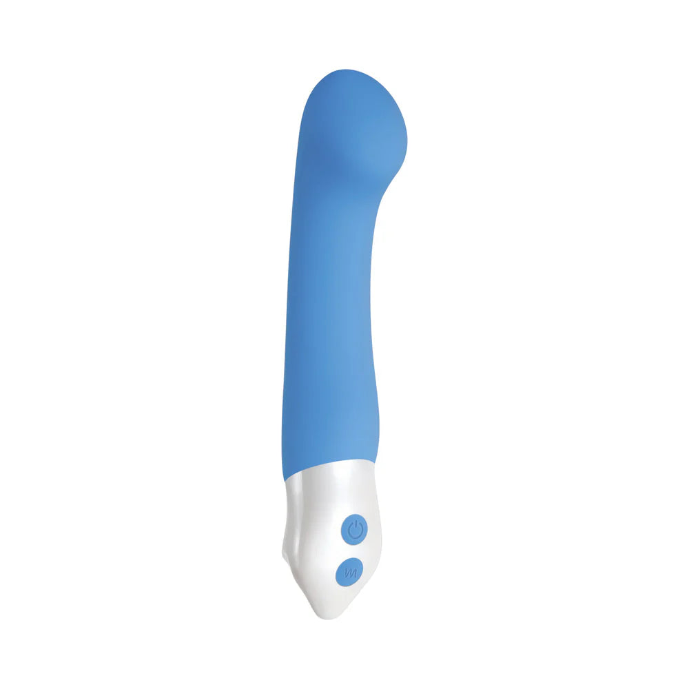 Tempest G Silicone Rechargeable G-Spot Vibrator Blue