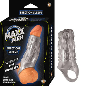 Maxx Men Erection Sleeve - Clear