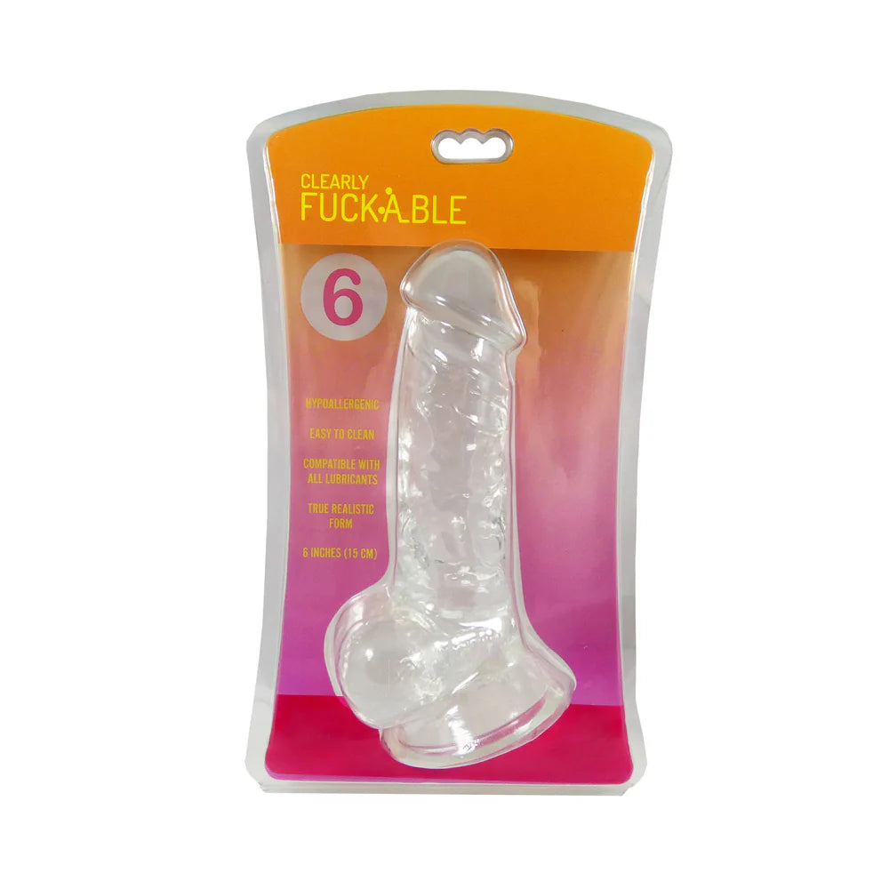 Clearly Fuckable 6 Dildo