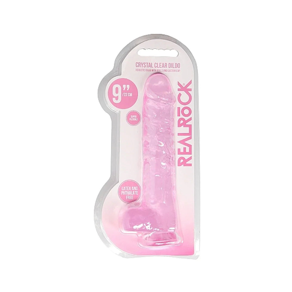 Realrock Realistic Dido With Ball 9" Pink