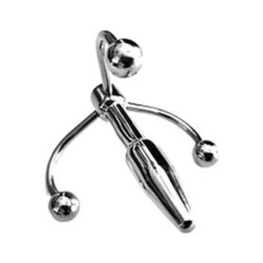 Rouge Stainless Steel Crown Penis Plug In Clamshell