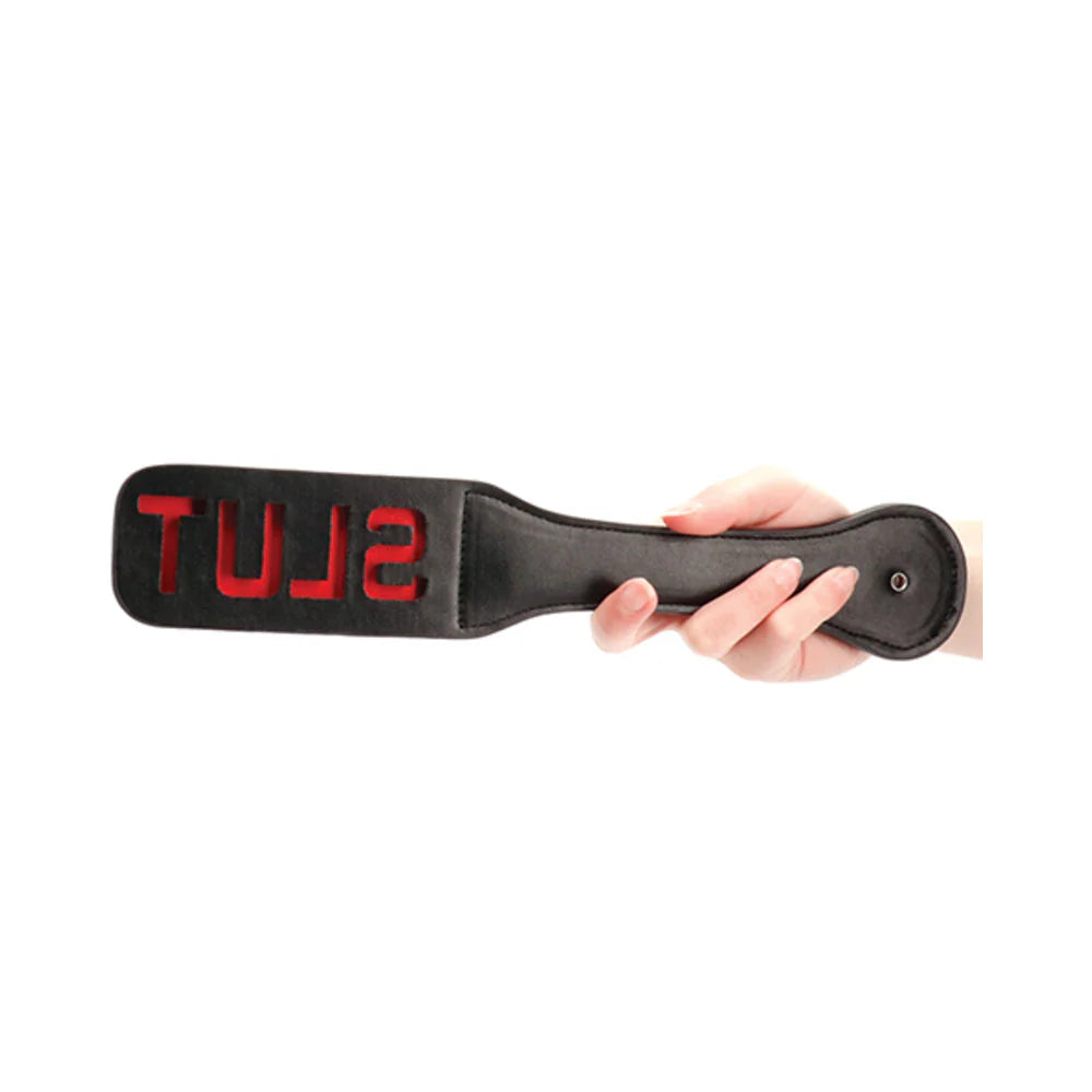 Ouch! Paddle - SLUT - Black