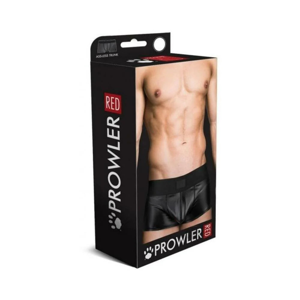 Prowler Red Wetlook Assless Trunk Blk Lg