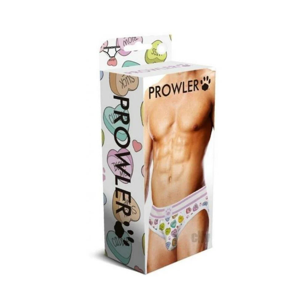 Prowler Candy Hearts Briefs Xxl Wht
