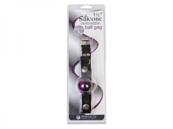 Spartacus Nickel Free Hardware Small Ball Gag Black O/S