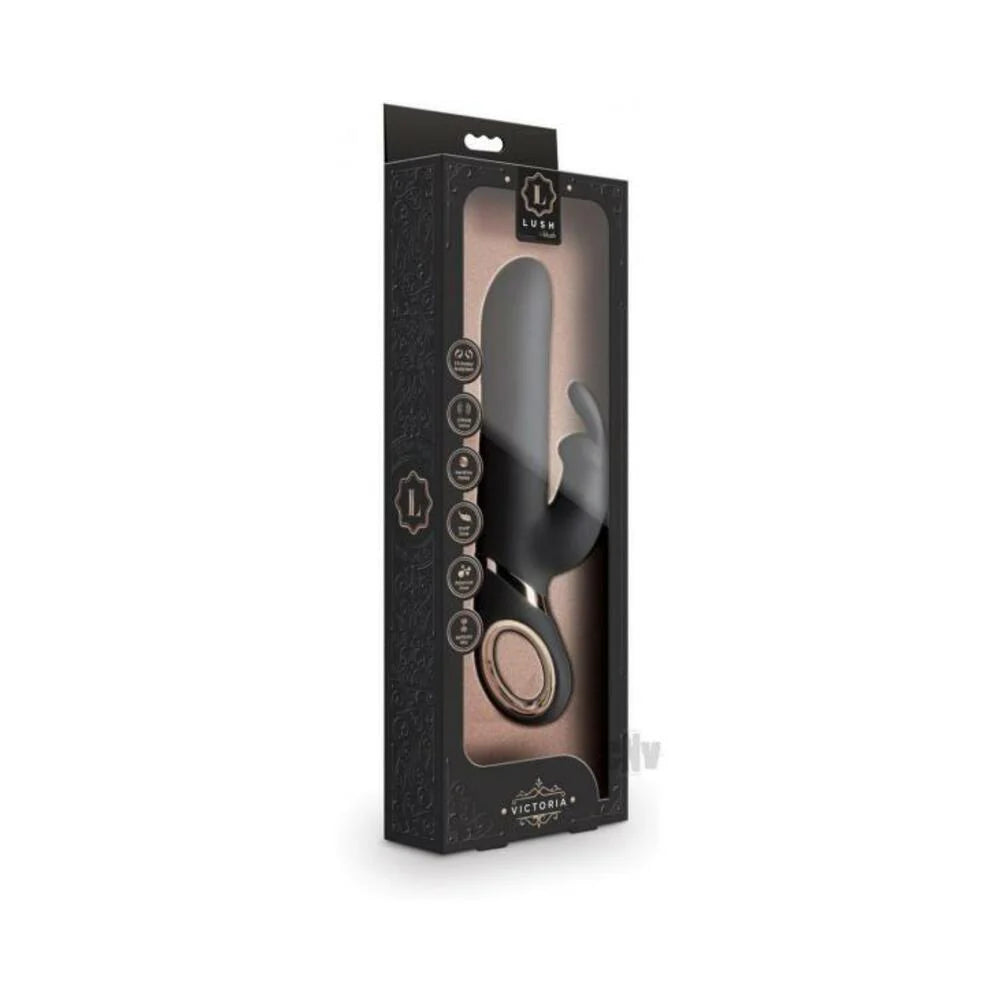 Lush Victoria Rabbit Vibrator Black
