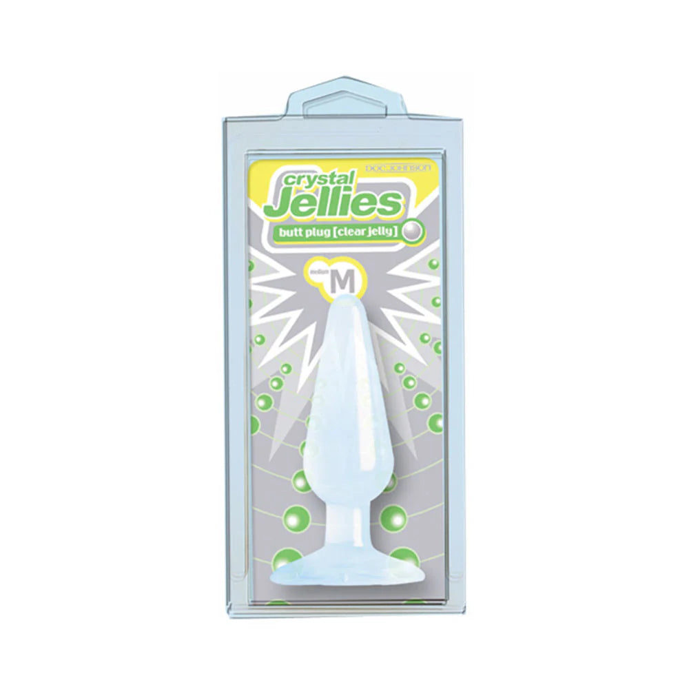Crystal Jellies Butt Plug Clear Medium