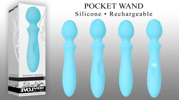Pocket Wand Blue Petite Body Massager