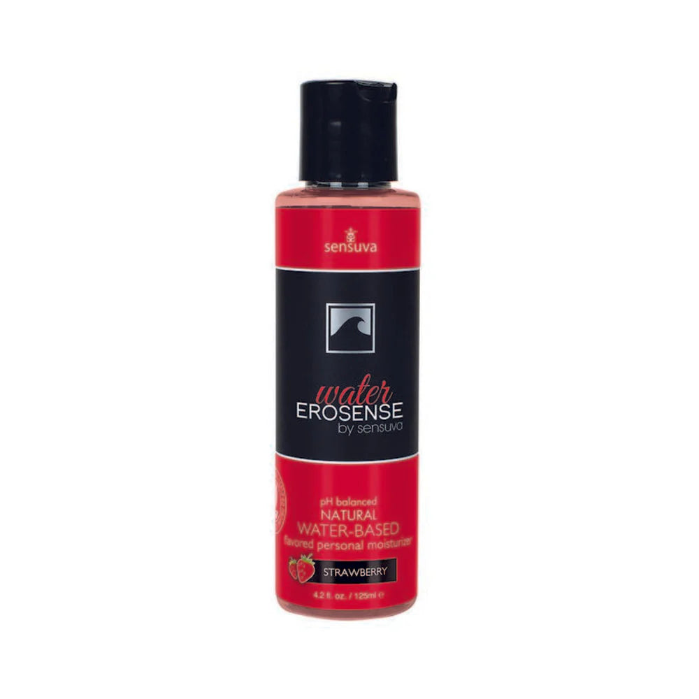 Erosense Water Strawberry Flavored Water-based Lubricant 4.2 Fl. Oz Bottle