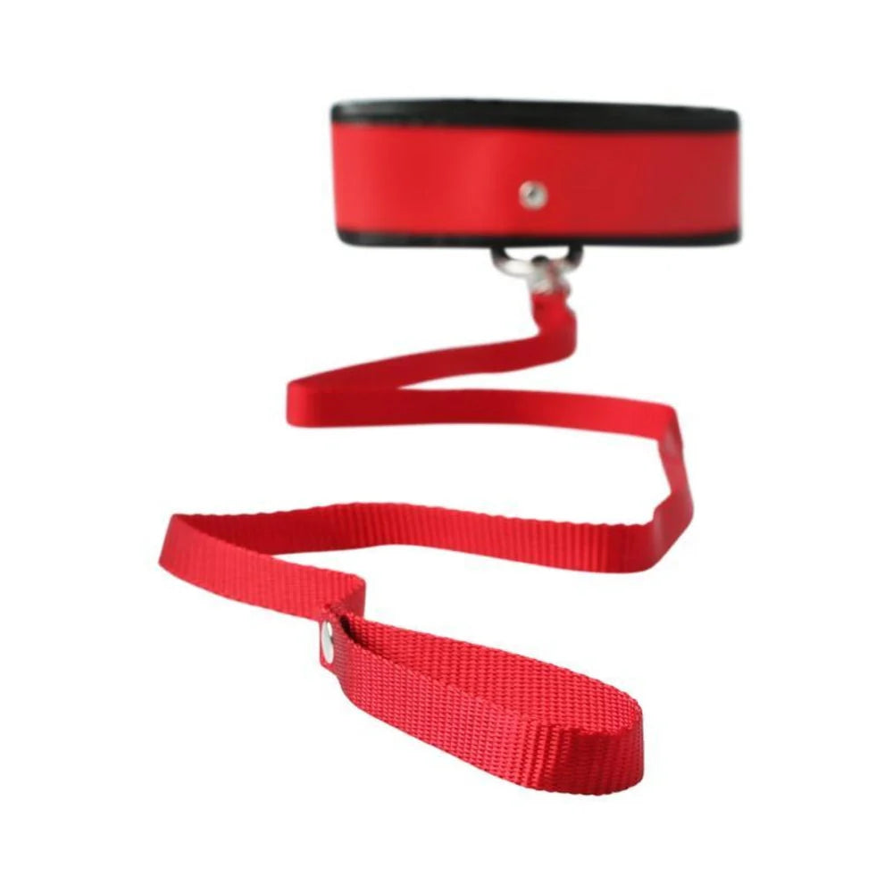 Sex & Mischief Red Leash and Collar
