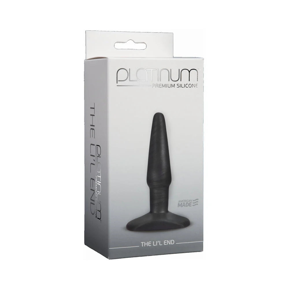 Platinum Premium Silicone The Lil End Charcoal Plug