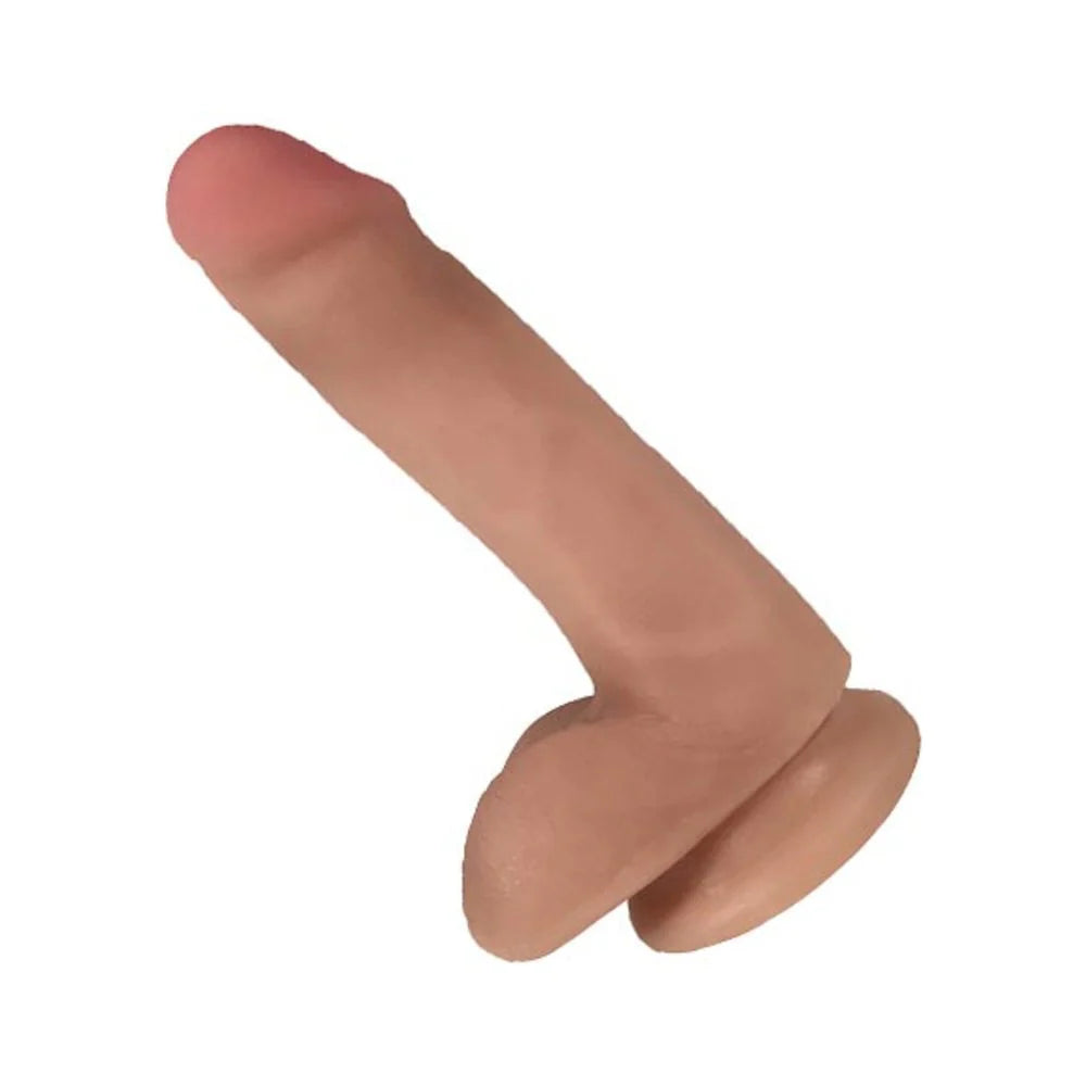Easy Rider Bioskin Dual Density Dong 6in With Balls