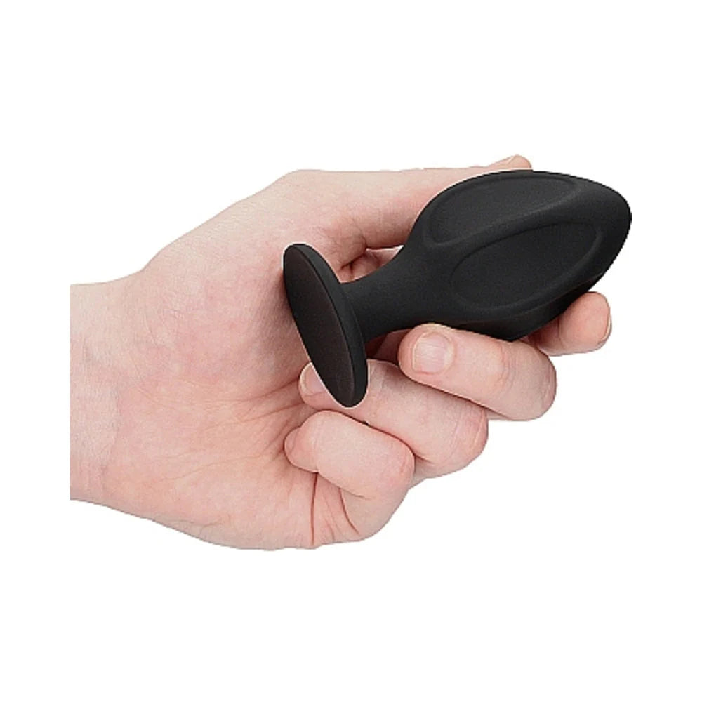 OuchDiamond Shape Butt Plug Set Black