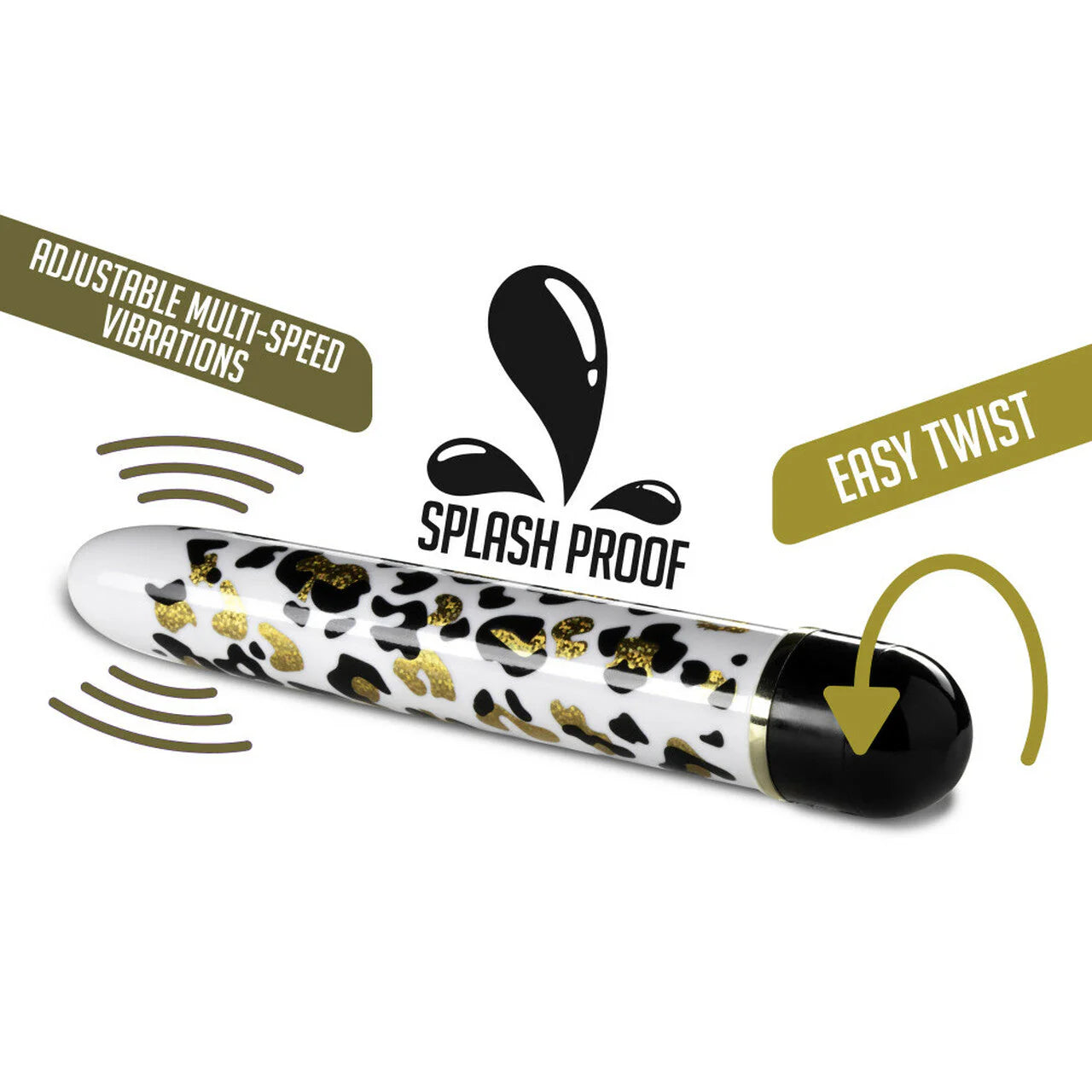 The Collection - I Choose Fabulous Slimline Vibrator - Black