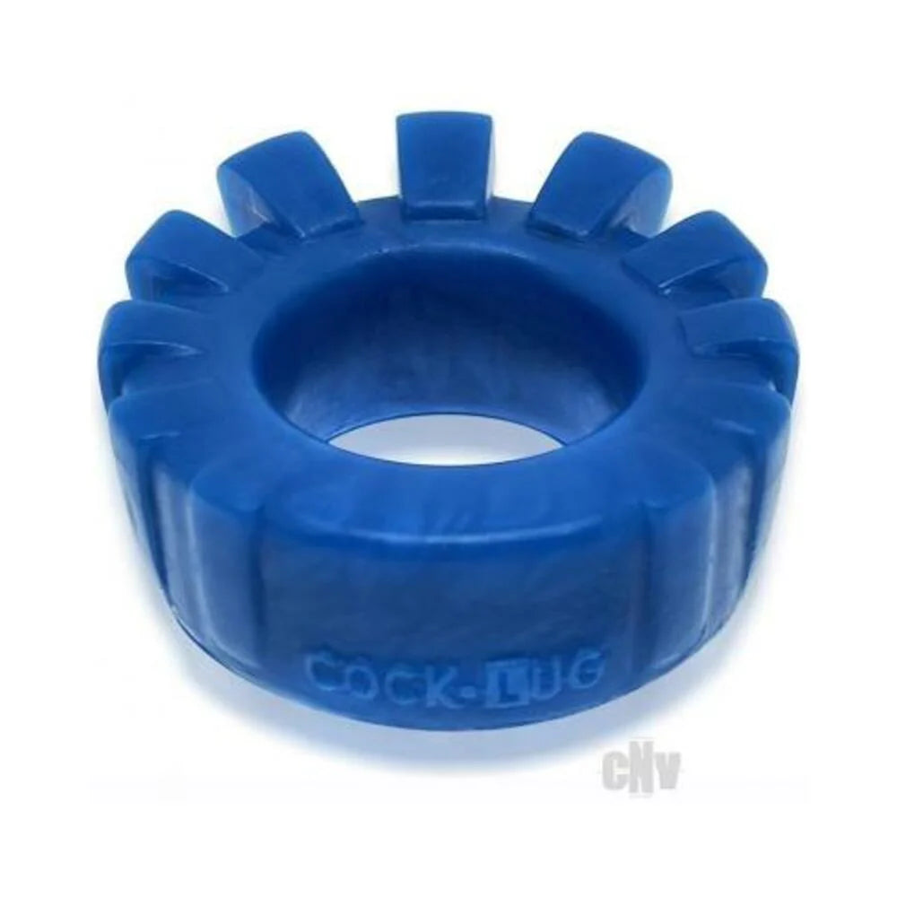 Oxballs Cock-lug Lugged Cockring Silicone Marine Blue