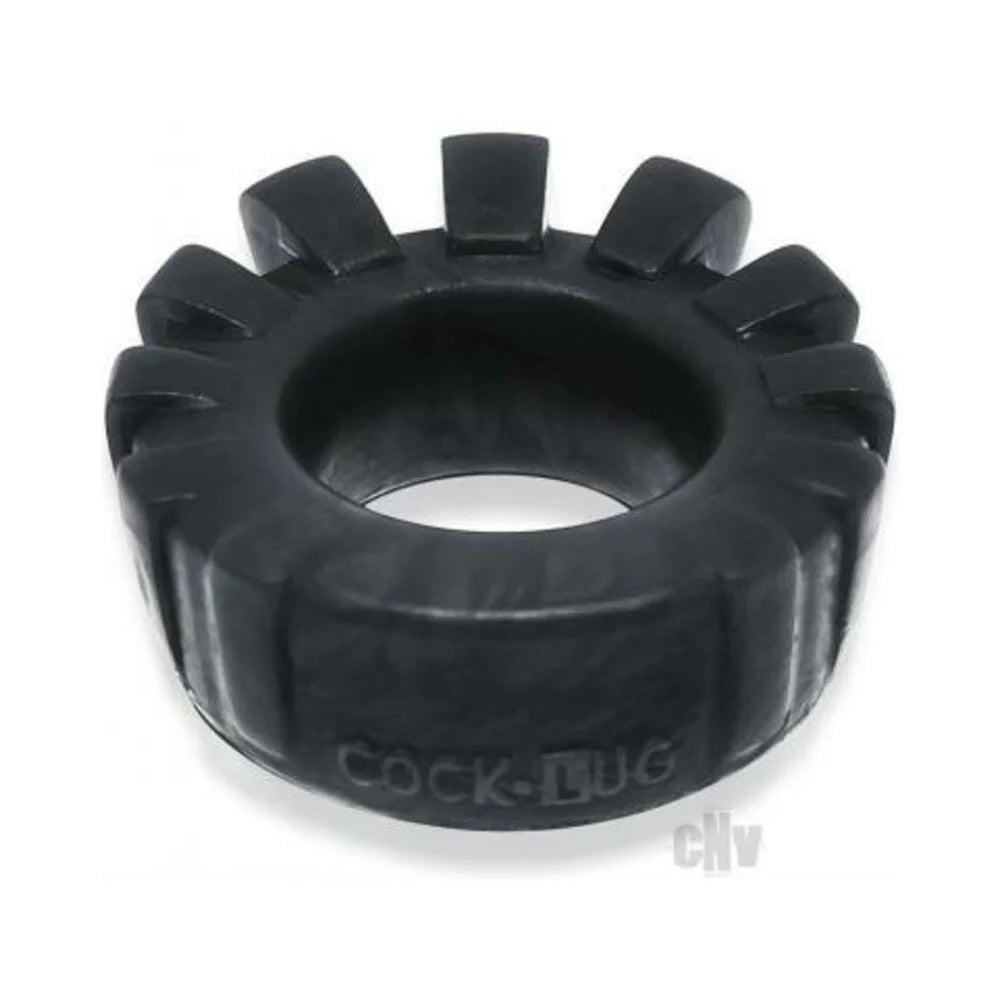 Oxballs Cock-lug Lugged Cockring Silicone Black