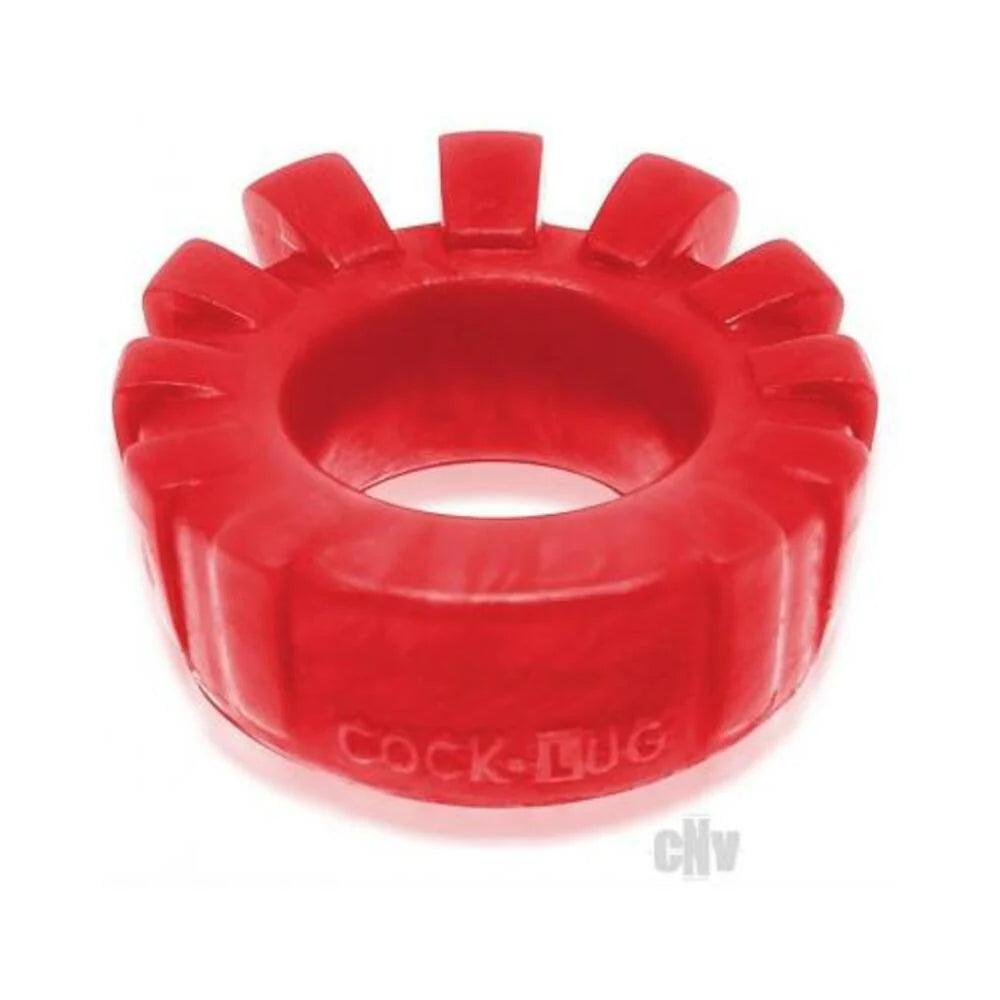 Oxballs Cock-lug Lugged Cockring Silicone Red
