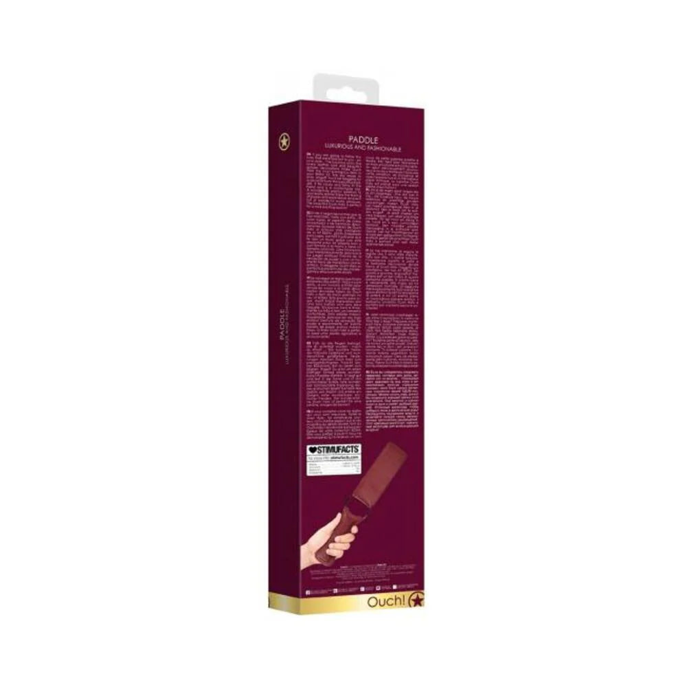 Ouch Halo Paddle Burgundy