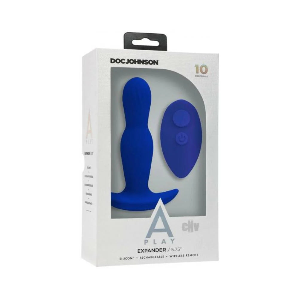 A-play Expander Rechargeable Silicone Anal Plug With Remote