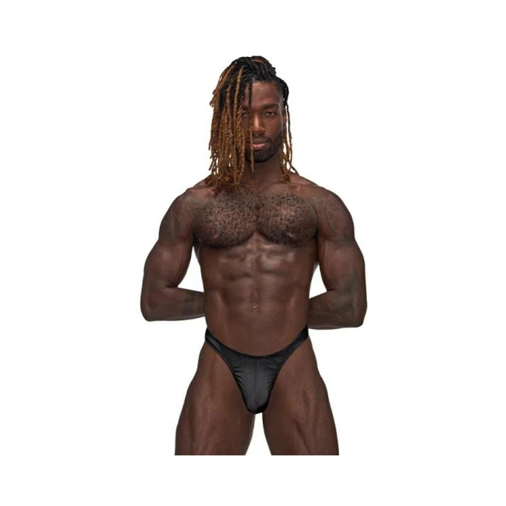 Mp Barely There Bong Thong Black S/m