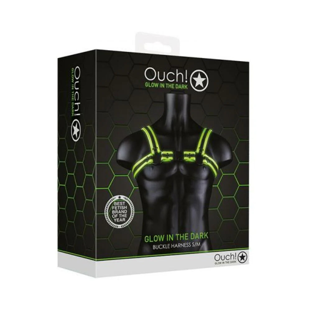 Ouch Buckle Harness Gitd S/m