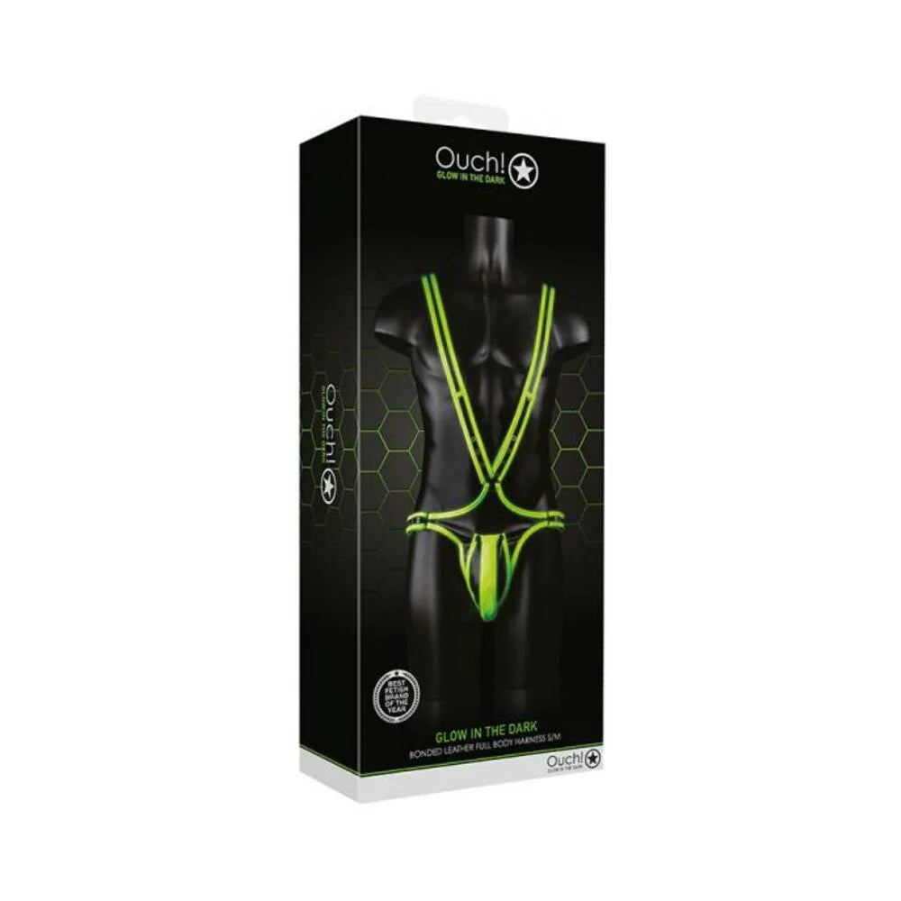 Ouch Full Body Harness S/m Gitd