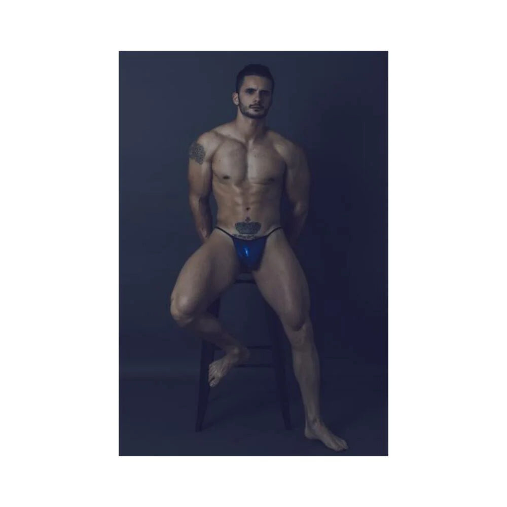 Mob Mirror G String Blue S/m