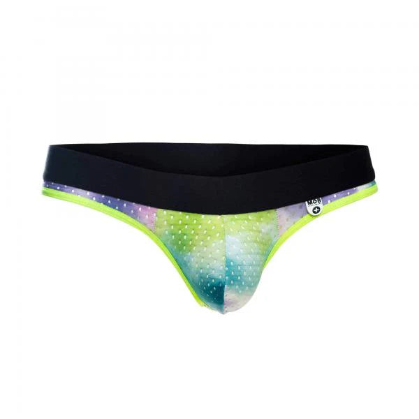 Male Basics Mob Aero Jock Green Dye Lg