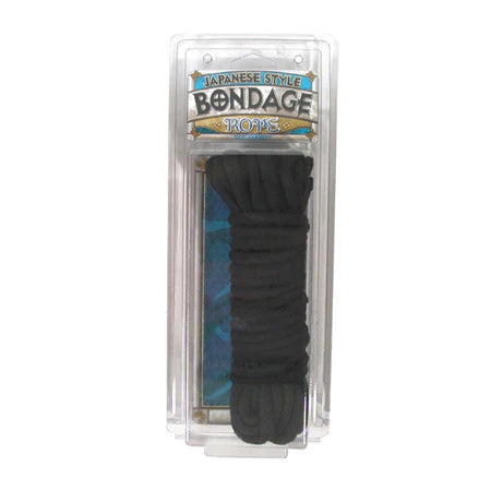 Japanese Style Bondage Cotton Rope - Black