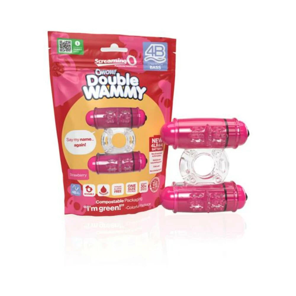 Screaming O 4b Double Wammy Strawberry