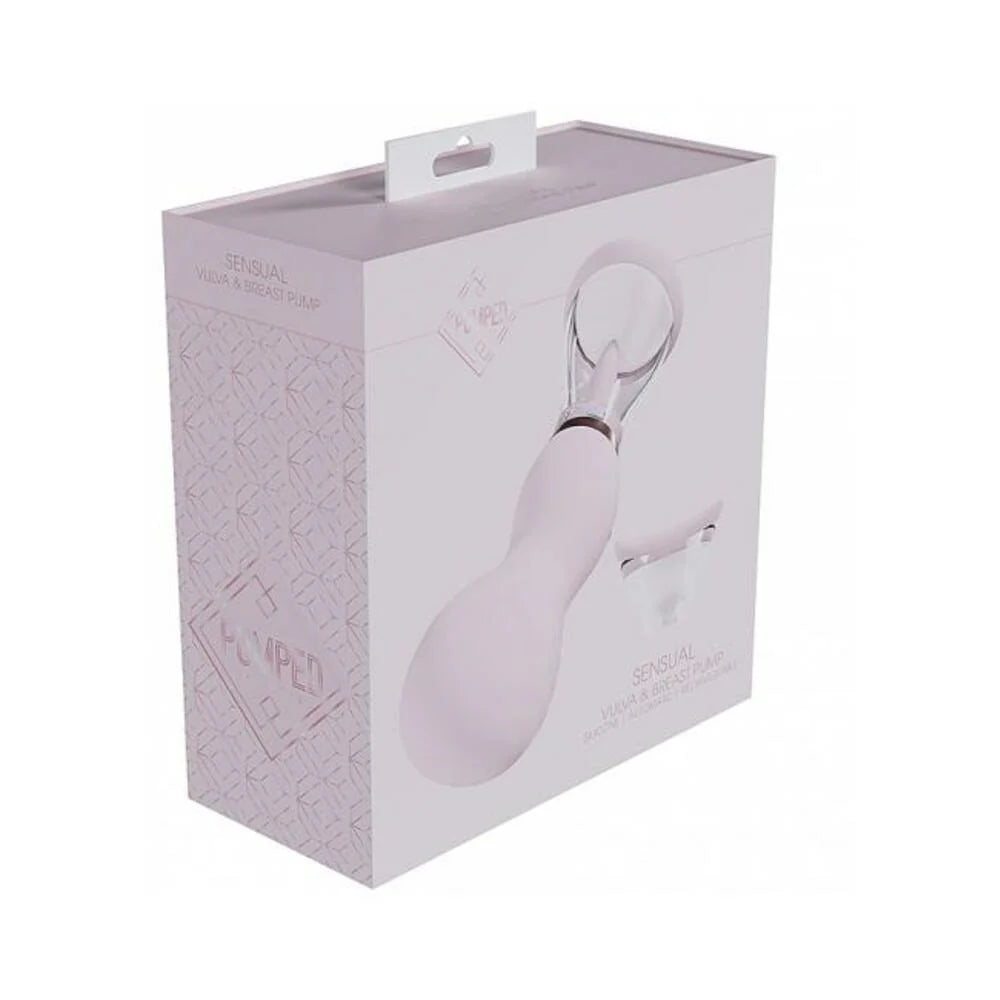 Pumped Sensual Automatic Rechargeable Vulva & Breast Pump Pink