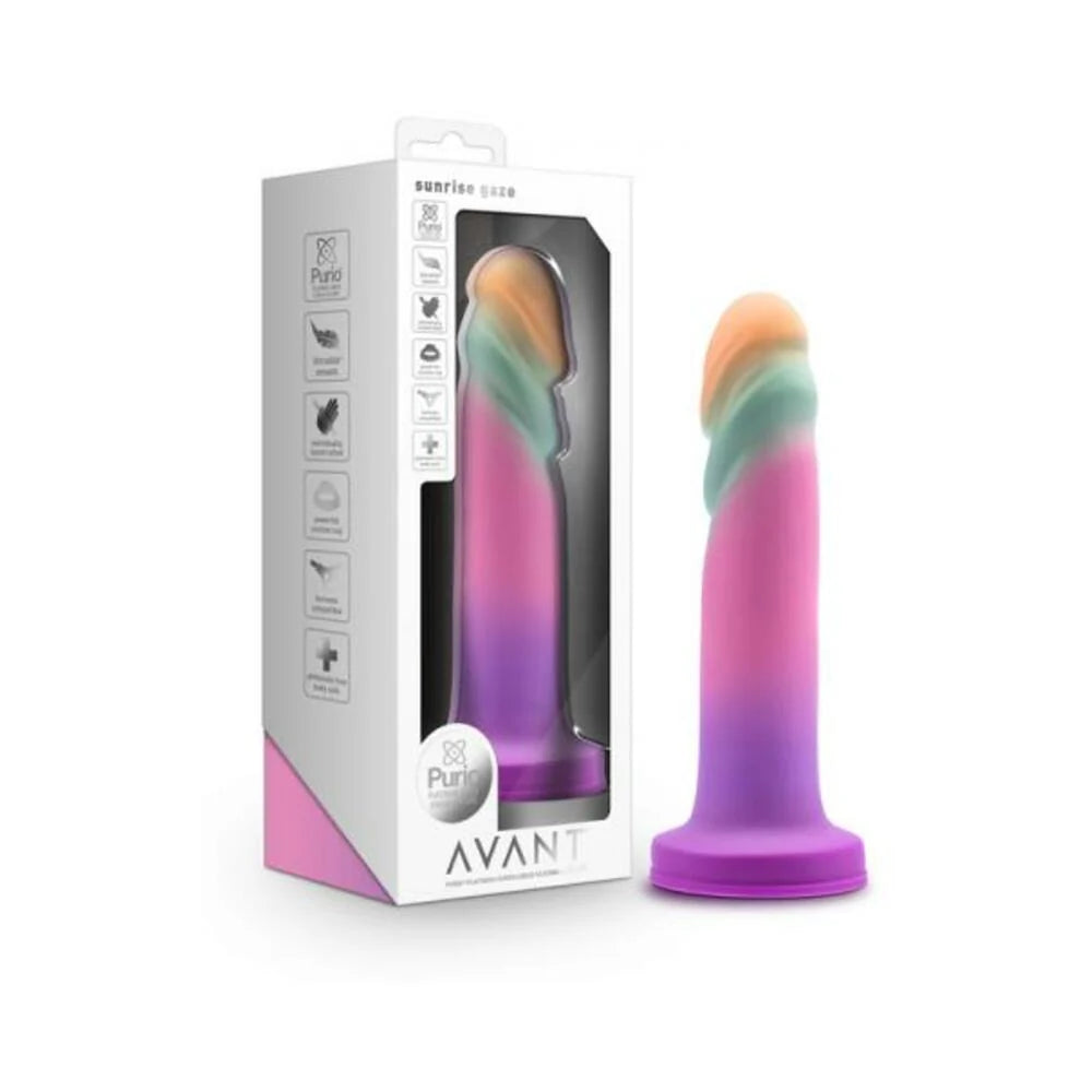 Avant Sunrise Gaze 7.5 In. Dildo Sherbet