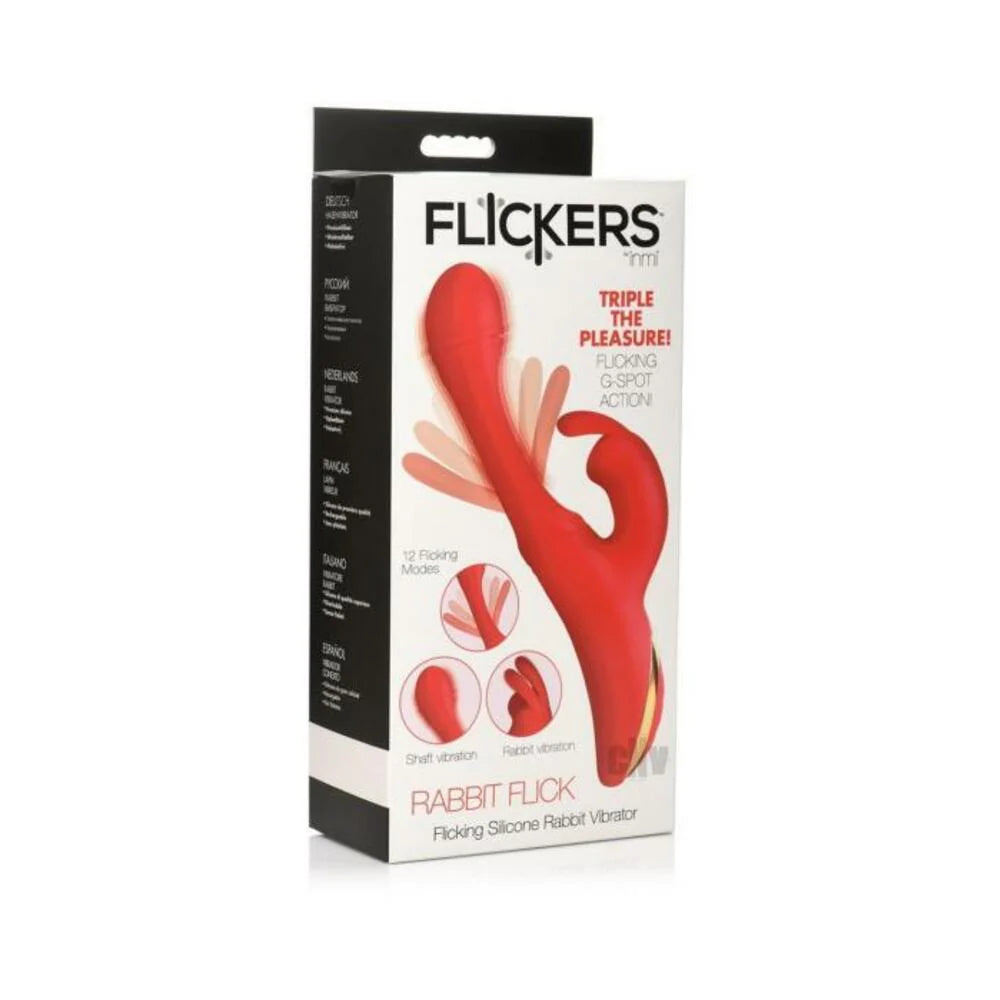 Flicking Silicone Rabbit Vibrator
